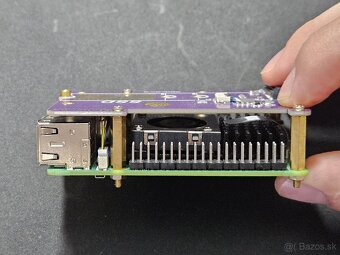 Raspberry Pi 5 4GB + NVMe HAT + 64GB SD + chladič - 3
