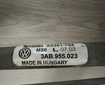 Motoček stieračov pantograf vw passat b7 - 3