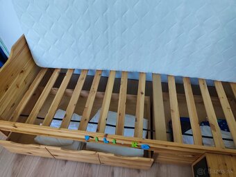 Drevená postel 200x90 - 3
