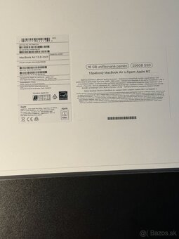 Predám Apple MacBook Air M2 2022 16GB Rám SSD HDD 256GB - 3