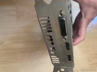 Predám grafickú kartu MSI nVidia GeForce GTX 1060 6GB - 3
