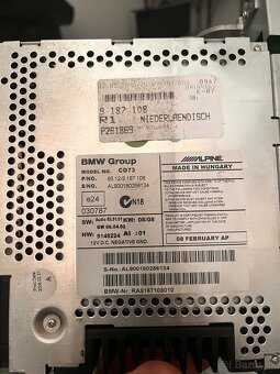 Auto radio BMW E90 CD73 - 3