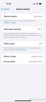 Predám zánovný Apple iPhone 16 Pro 128 GB - 3