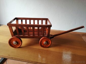 Predám okrasné drevenné vozíčky - 3
