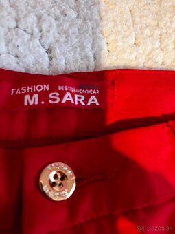 Detské alebo dámske červené džinsy - 3