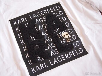Karl Lagerfeld dámske biele tričko - 3