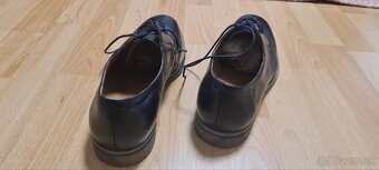 Kožené poltopánky čierne čierna - 3