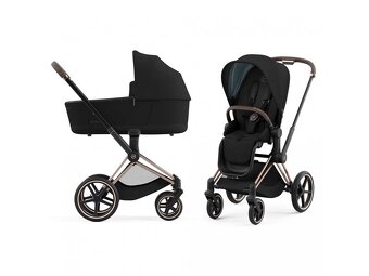 CYBEX PLATINUM PRIAM LUX CARRY COT Deep Black - 3