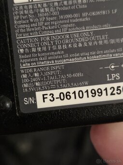 Originál nabíjačka HP 65W model DC359A - 3