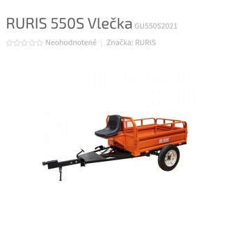 Predám SET Ruris732acc +vlečka ruris550S - 3