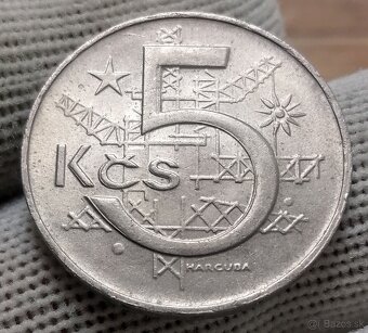 Československé 5 koruny. - 3