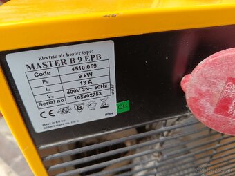 Predam Master B9EPB/IT elektrický ohrievač vzduchu - 3