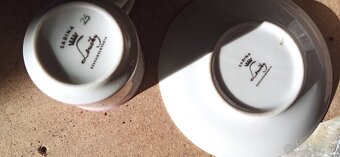 Šálky na espresso pre 6 osôb porcelana SABINA - 3