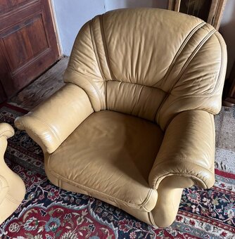 Kožená sedací souprava 3+1,5837 - 3