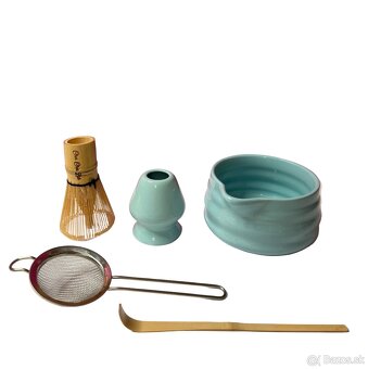 Matcha set – 5 ks na prípravu čaju, Mint Green - 3