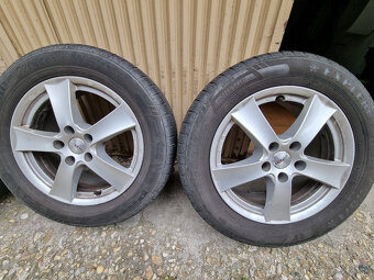 Alu disky Dezent 5x114,3 7Jx17 ET50 + zimné pneu 225/60 R17 - 3