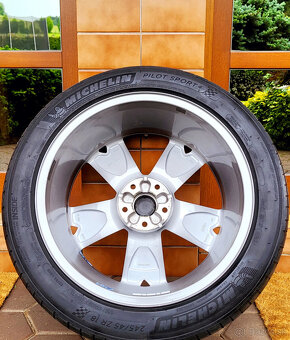 alu R18 5x108, senzory, (pneu 245/4) orig. Citroen C5 - 3