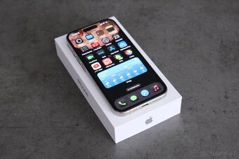 Apple iPhone 15 pro 128GB - Natural Titán - TOP STAV - 3
