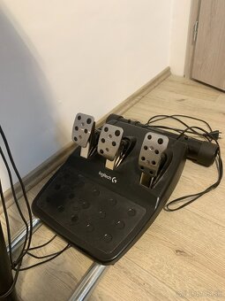 Predám Logitech G29 + radiaca páka + wheel stand - 3