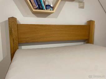 jednolôžková DUBOVÁ posteľ - 3