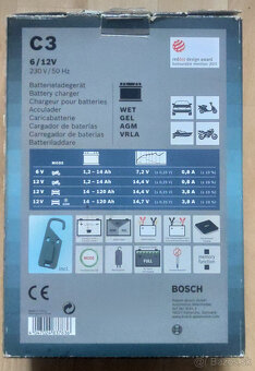 Autonabíjačka BOSCH C3 6V/12V 3,8 A - 3