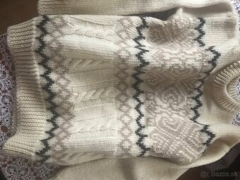 Kvalitný dámsky pulóver z ovčej vlny-L - 3