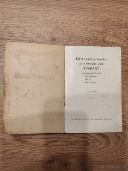 Kniha návod na údržbu a obsluhu Trabant 601 - 3