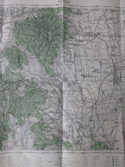 Mapa Trebišov, Vyš. Myšľa, Sečovce, Veľké Ozorovce 1936 - 3