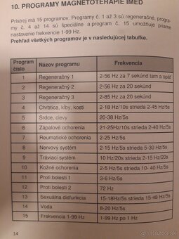 Magnetoterapia- celotelová- zn.IMED - 3
