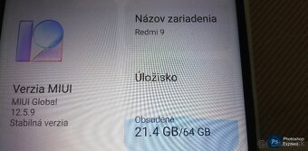 Redmi 9 - 4/64/Android 11 - 3