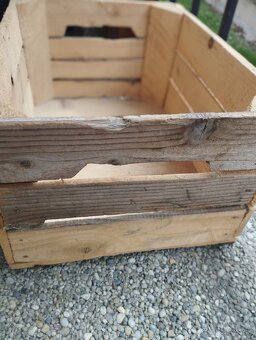 Drevené bedničky 6€ - 3