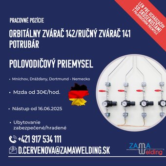 Zvárač 141/142, Potrubár – Projekty v EÚ, mzda od 30 €/hod - 3