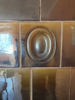 Historicka kachlova pec art deco Meissen - 3