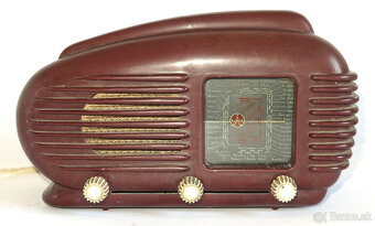 Elektrónkové bakelitové rádio Tesla Talisman 308U - 3