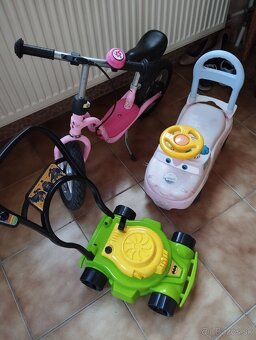 Odrážadlo Puky + mini odrážadlo autíčko+ detská kosačka - 3