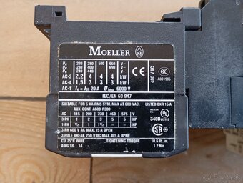 Motorový spúšťač Moeller PKZM0-6,3 + stýkač DIL EM-10 - 3