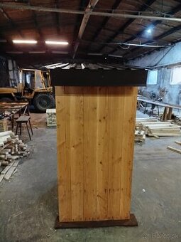 Drevená latrína/suché WC - 3