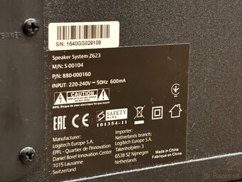 Reproduktory Logitech Speaker System Z623 - 3