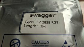 LED PAS RGB 3m za TV 5-12V napájanie / Swagger - 3
