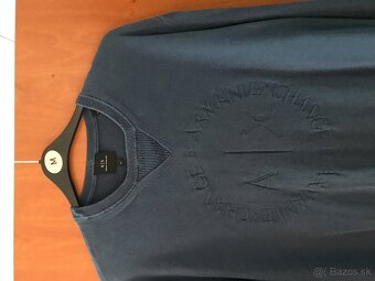 ARMANI EXCHANGE originál tenký pánsky svetrik XL - 3
