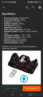 Masážny prístroj na nohy Serenity automasáž relax pre nohy - 3