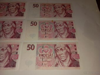 BANKOVKY 50 KČ, PĚKNÉ STAVY, SÉRIE D,E - 3