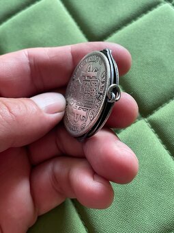 starožitny strieborný nožík 5 pesetas 1871 - 3