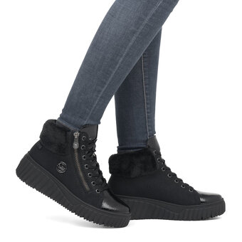 Dámske zimné členkové topánky Rieker, č. 37 - 3