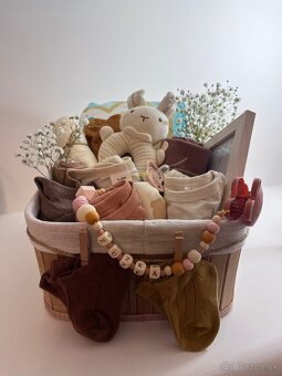 Darčekový košík - box, pre bábätko - 3