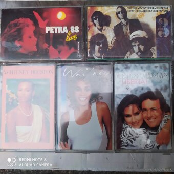 MC kazety různé originalky, LP, CD, VHS hudebni - 3