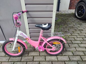 Predám zachovalý dievčenský bicykel 14' - 3