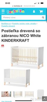 Kinderkraft detska postielka - 3