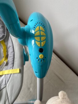 Elektrická detská hojdačka Caretero kraftwerk Loop Mint Swin - 3