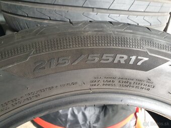 Predam letne gumy Hankook Ventus prime 3 215/55 r17 - 3